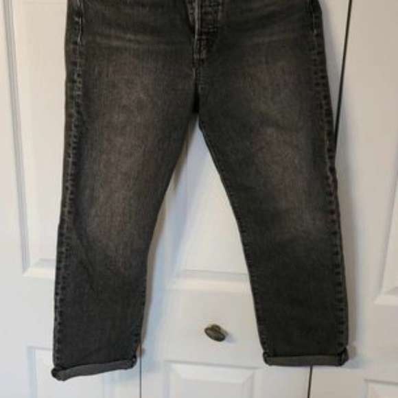 Levi's Wedgie Straight Leg 7/8th Jeans Size US 27 - Picture 3 of 4